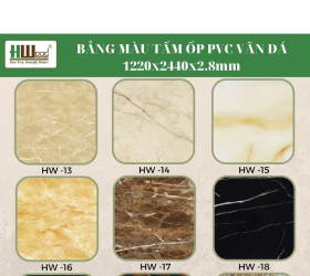 ALBUM BẢNG MÀU TẤM ỐP PVC VÂN ĐÁ