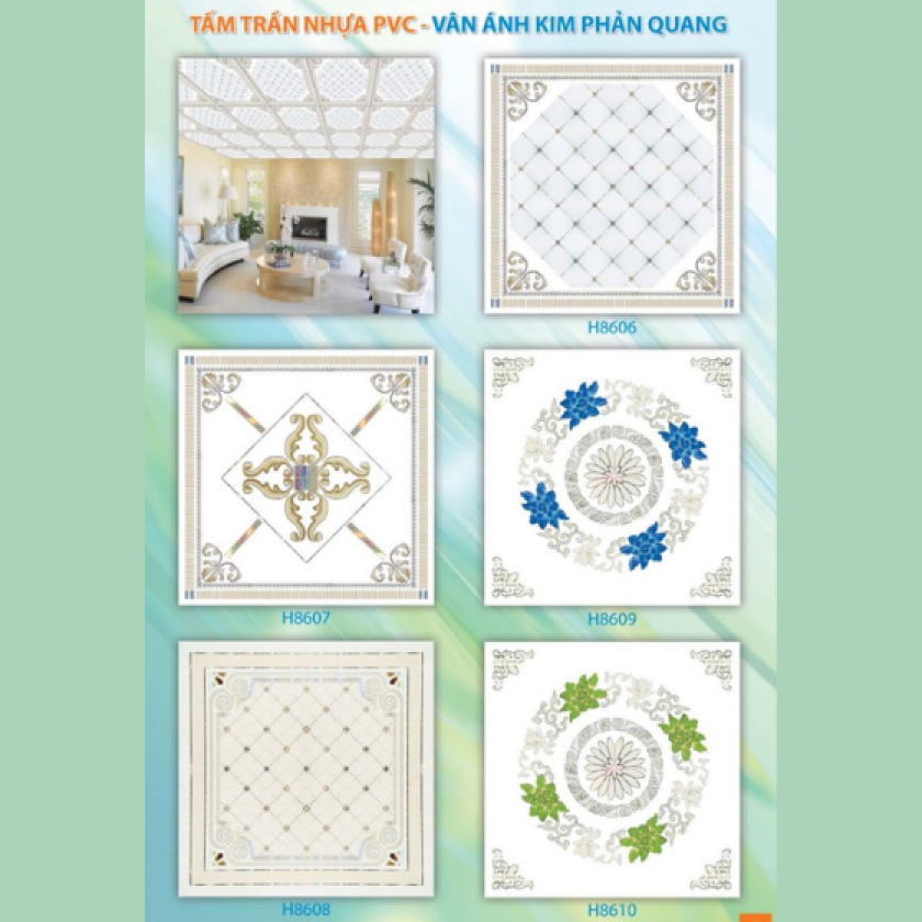 TẤM TRẦN NHỰA PVC - (H8600-H8616)