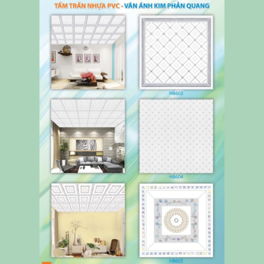 TẤM TRẦN NHỰA PVC - (H8600-H8616)