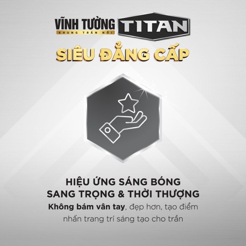 KHUNG TRẦN NỔI VĨNH TƯỜNG TITAN SIÊU ĐẲNG CẤP