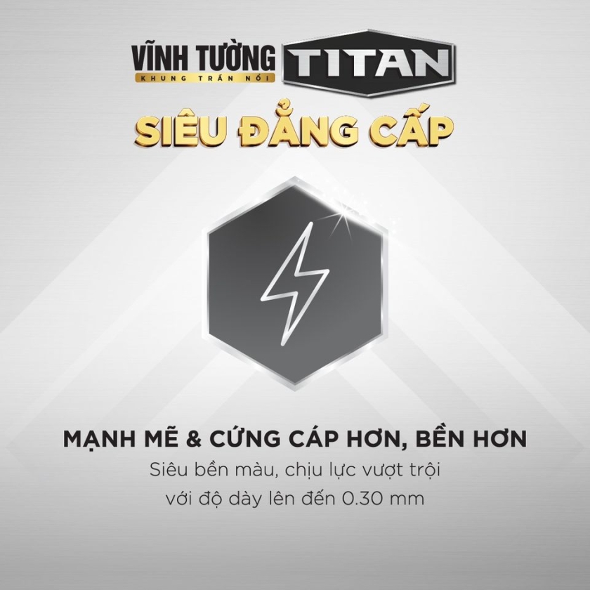 KHUNG TRẦN NỔI VĨNH TƯỜNG TITAN SIÊU ĐẲNG CẤP