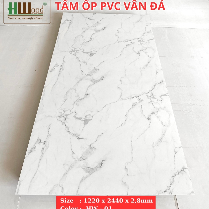 TẤM ỐP PVC VÂN ĐÁ