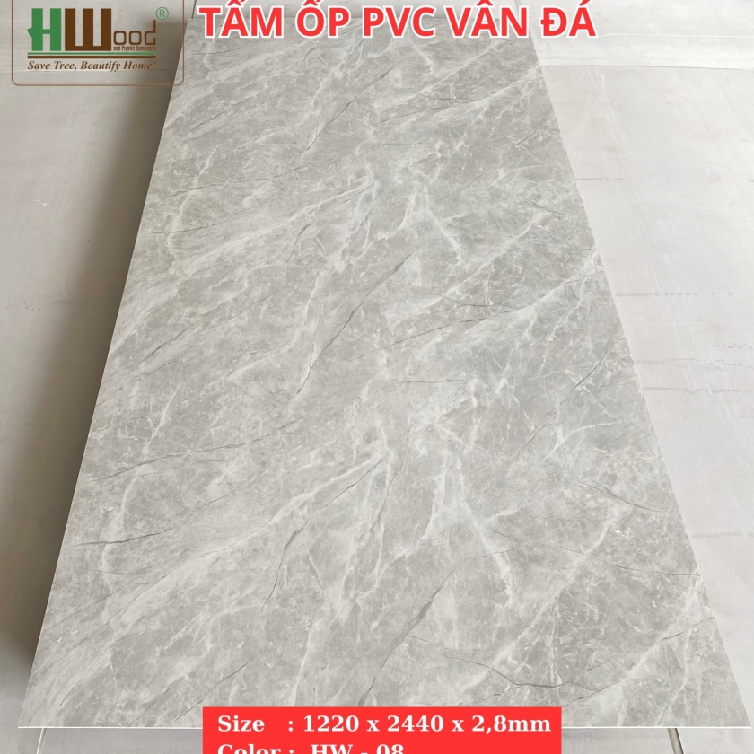 TẤM ỐP PVC VÂN ĐÁ
